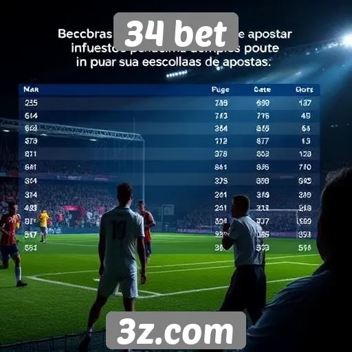 Tendências de apostas no site 34 bet
