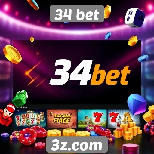 Variedade de jogos oferecidos na plataforma 34 bet